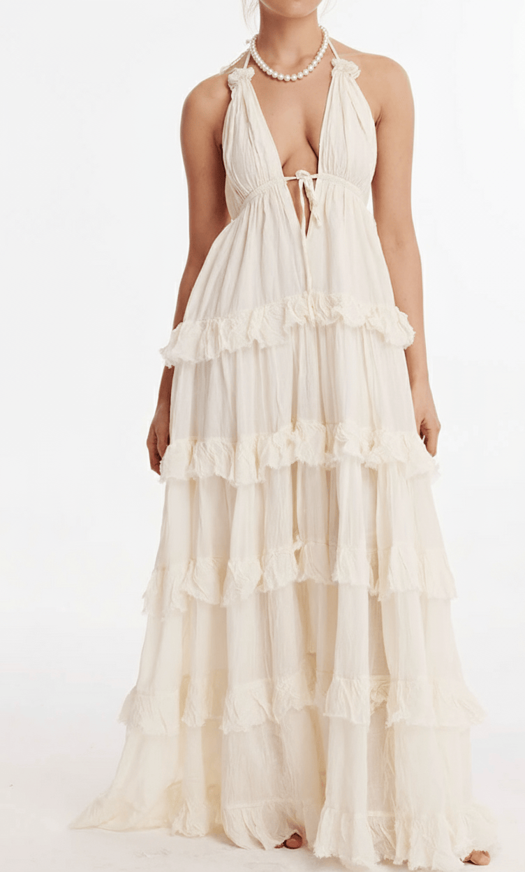 Thai Line — Wholesale Distributor of Exclusive Artisan Fashion. Dress Ivory Dress