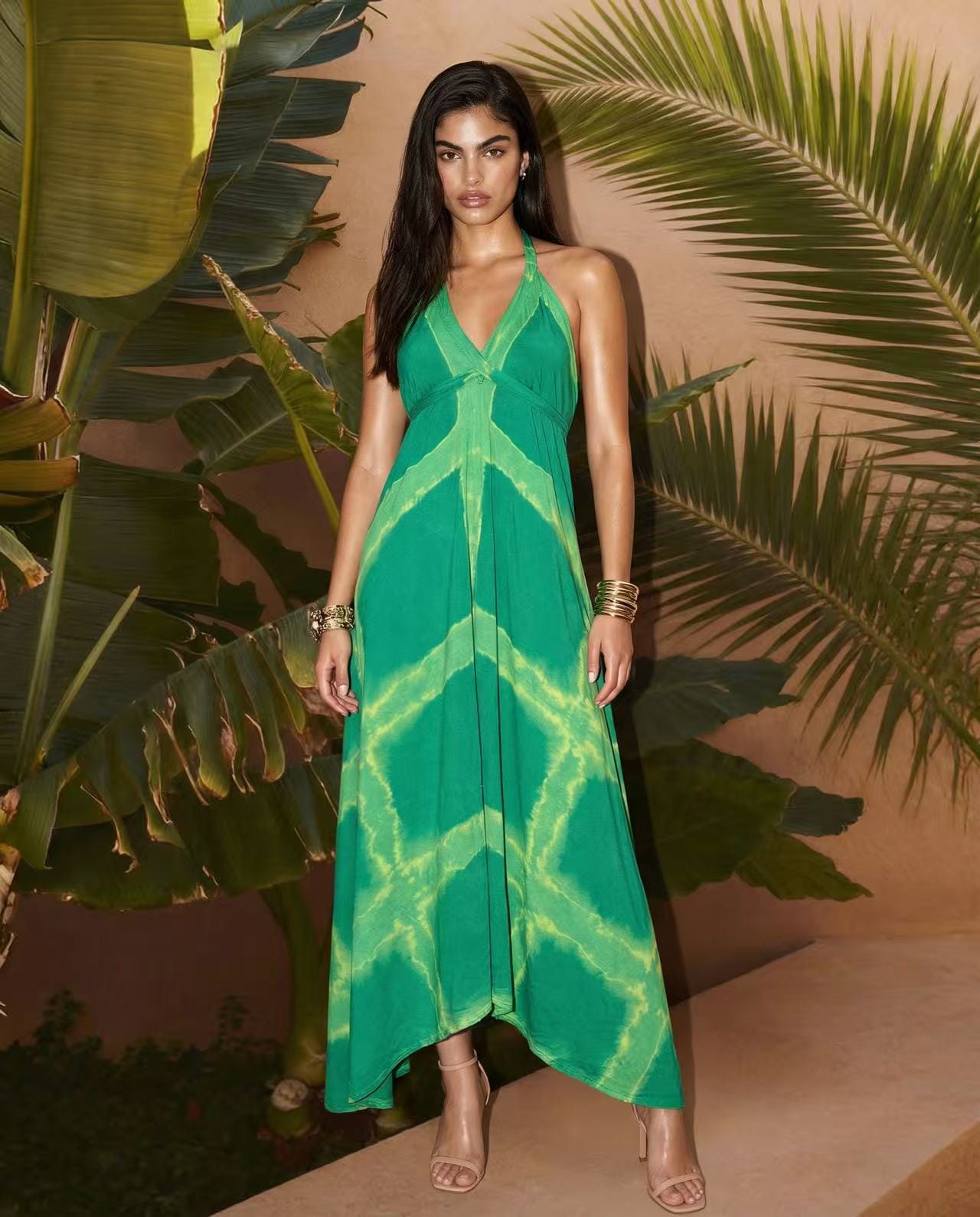 Thai Line — Wholesale Distributor of Exclusive Artisan Fashion. Dress Jade  — Criss Cross