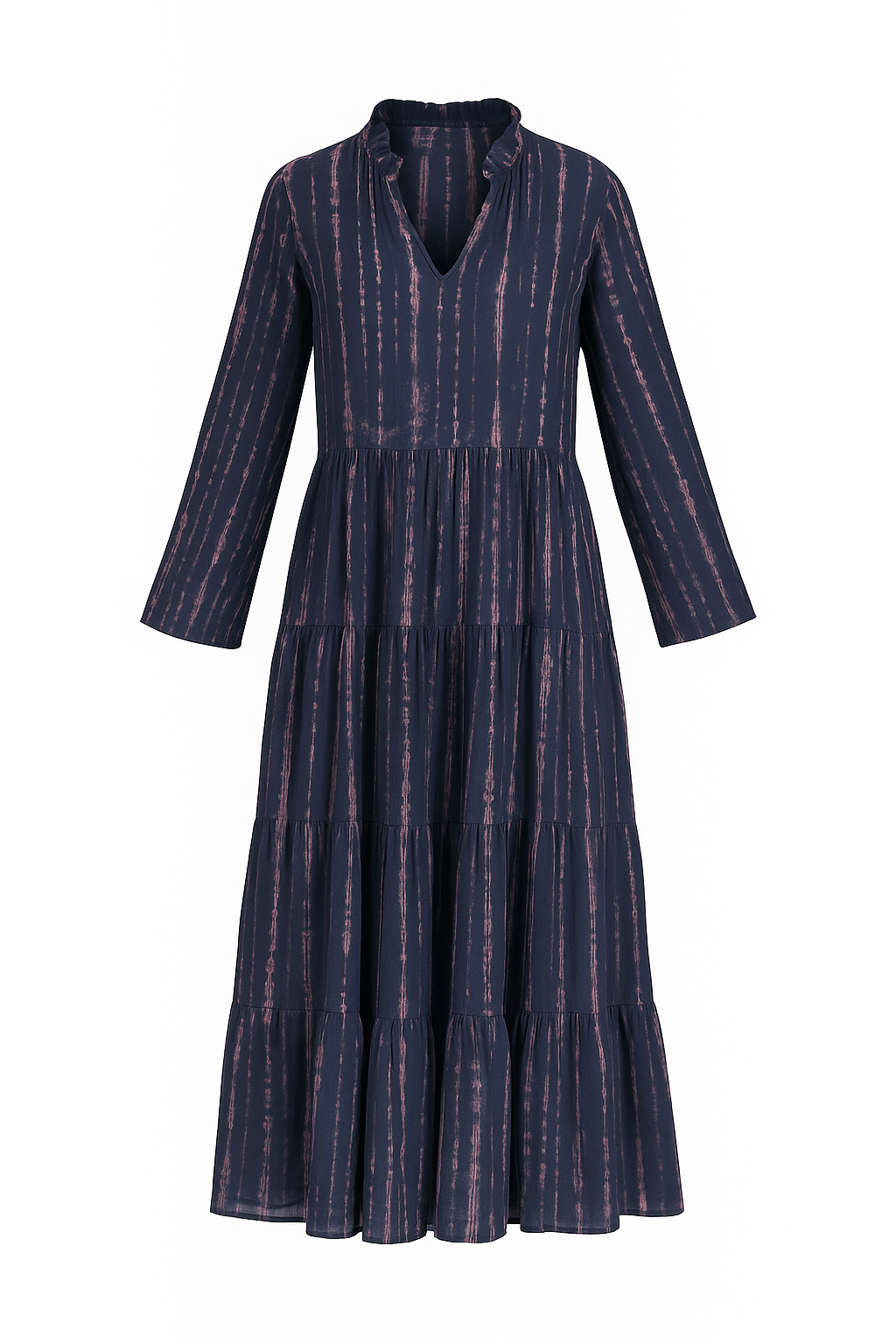 Thai Line — Wholesale Distributor of Exclusive Artisan Fashion. Dress Merida Azure maxi dress