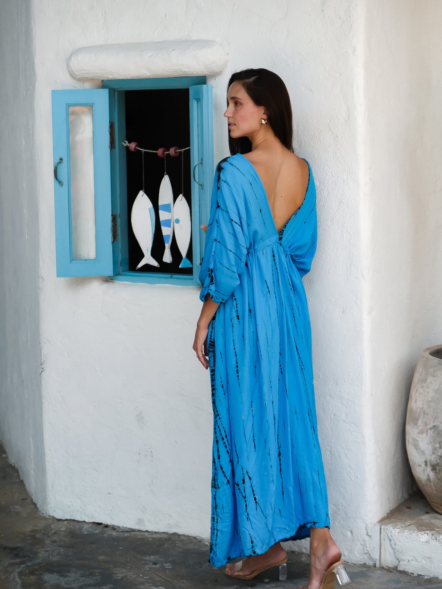Thai Line — Wholesale Distributor of Exclusive Artisan Fashion. Dress Sahara — Ocean