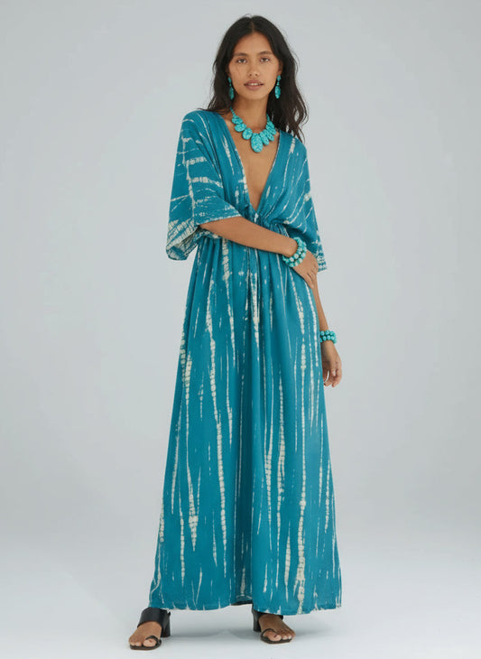 Thai Line — Wholesale Distributor of Exclusive Artisan Fashion. Dress Sahara Ocean Dress