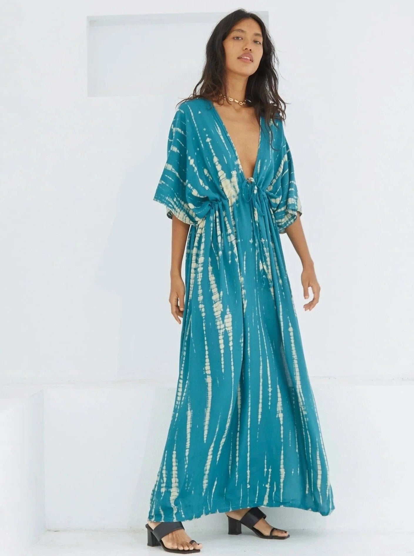 Thai Line — Wholesale Distributor of Exclusive Artisan Fashion. Dress Sahara Ocean Dress