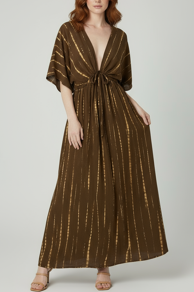 Thai Line — Wholesale Distributor of Exclusive Artisan Fashion. Dress Sahara Tierra Dress