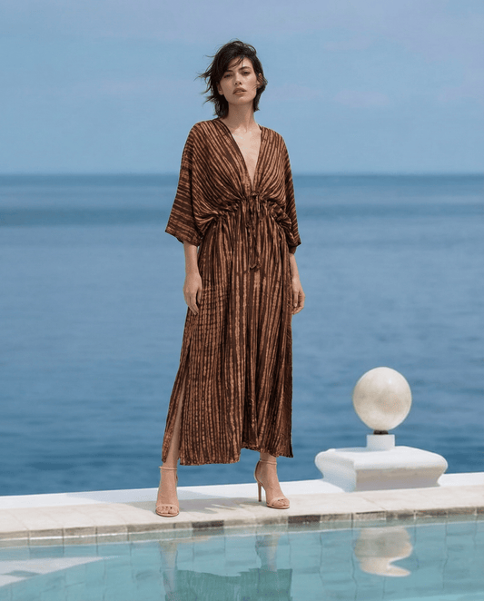 Thai Line — Wholesale Distributor of Exclusive Artisan Fashion. Dress Sahara Tierra Dress