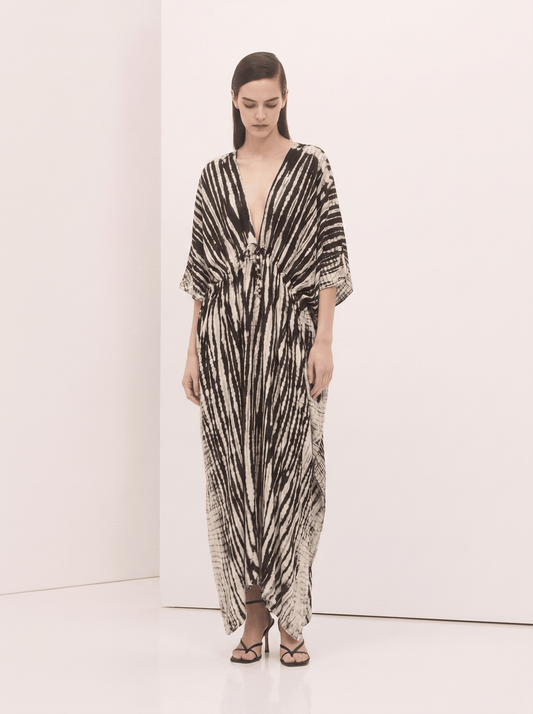 Thai Line — Wholesale Distributor of Exclusive Artisan Fashion. Dress Sahara — Zebra