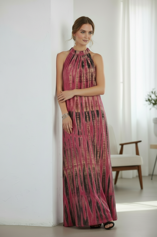 Thai Line — Wholesale Distributor of Exclusive Artisan Fashion. Dress Sakura Pink Dress