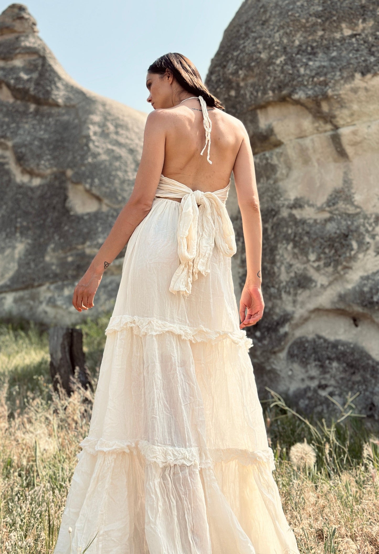 Thai Line — Wholesale Distributor of Exclusive Artisan Fashion. Dress Solana Halter Dress