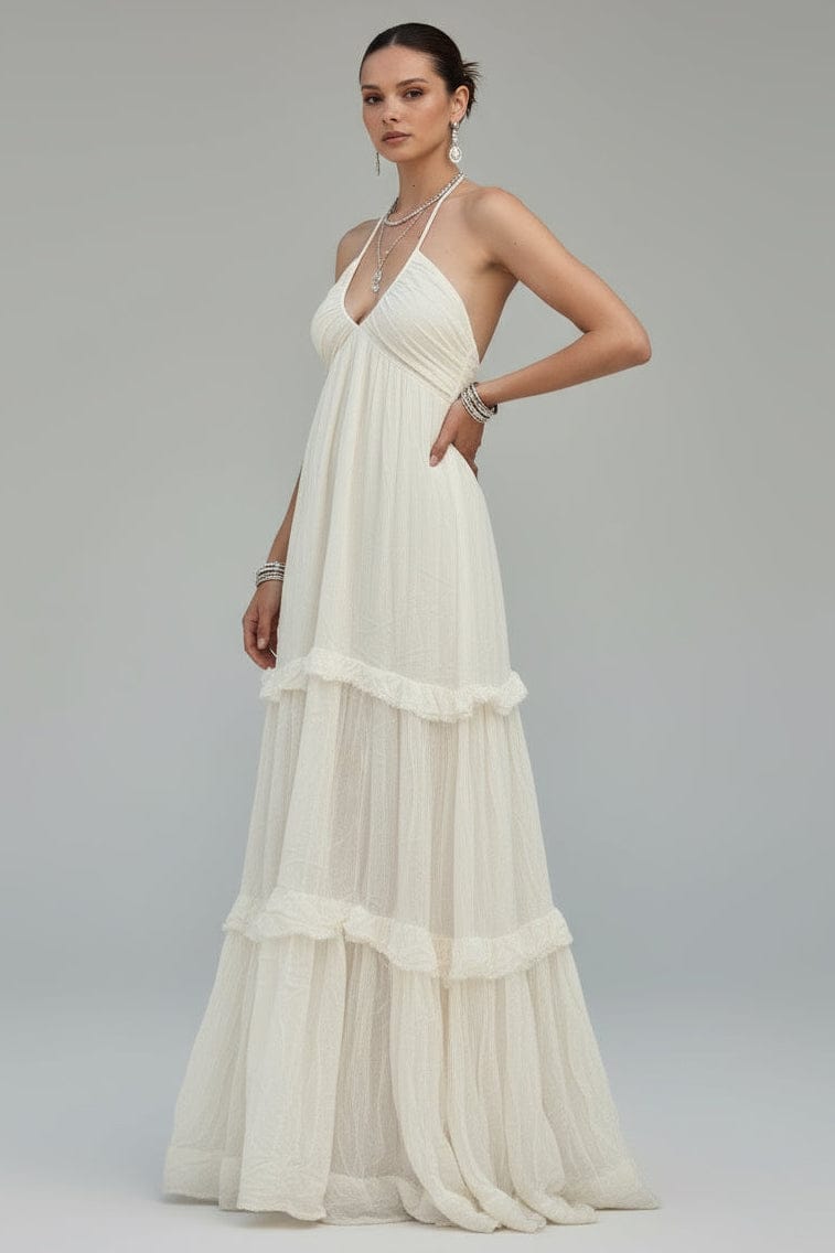 Thai Line — Wholesale Distributor of Exclusive Artisan Fashion. Dress Solana Halter Dress