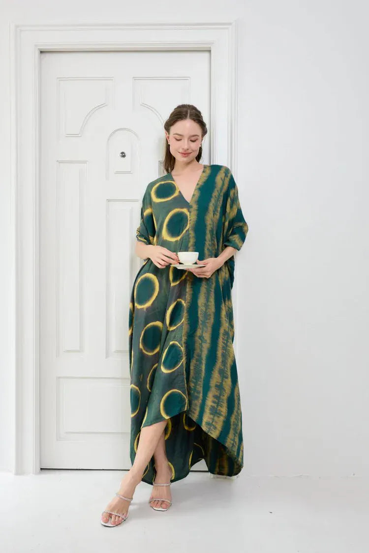 Thai Line — Wholesale Distributor of Exclusive Artisan Fashion. Kaftan Jade — Itajime