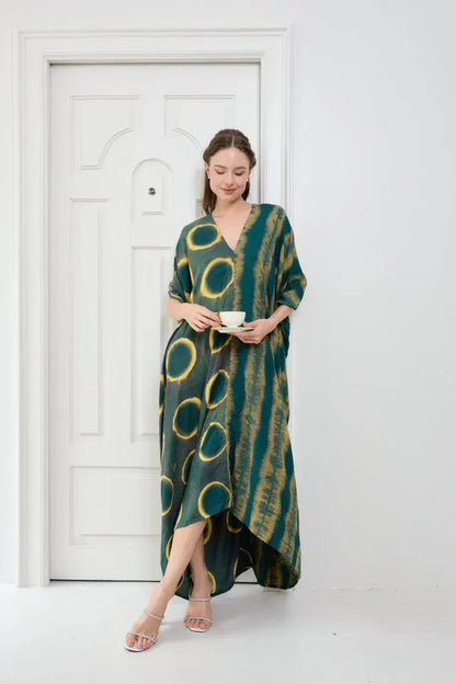 Thai Line — Wholesale Distributor of Exclusive Artisan Fashion. Kaftan Jade — Itajime