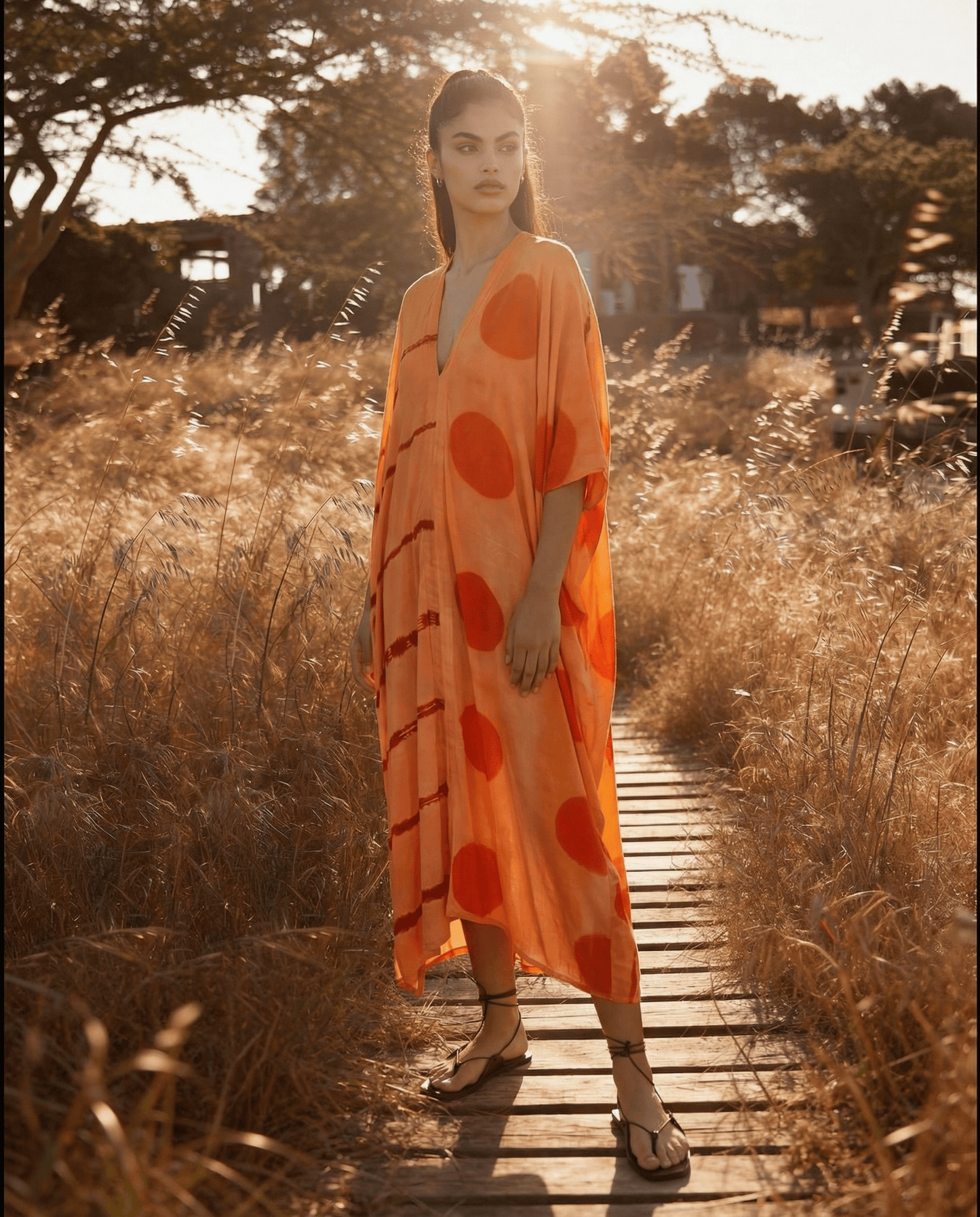 Thai Line — Wholesale Distributor of Exclusive Artisan Fashion. Kaftan Sol — Itajime