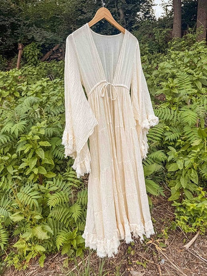Thai Line — Wholesale Distributor of Exclusive Artisan Fashion. Kimono Thalassa Cover-Up — Organic Cotton