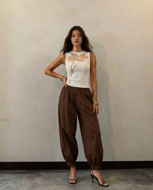 Thai Line — Wholesale Distributor of Exclusive Artisan Fashion. pants Brown — Genie