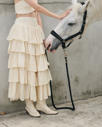 Thai Line — Wholesale Distributor of Exclusive Artisan Fashion. Skirt Isola Ruffle Skirt