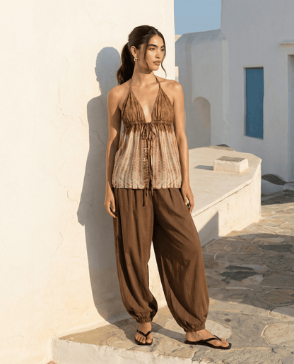 ThaiLine - Importer & Distributor of Artisan Clothing Apparel & Accessories Bella Top Sand