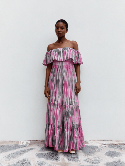 ThaiLine - Importer & Distributor of Artisan Clothing Dress Berry — Luxe