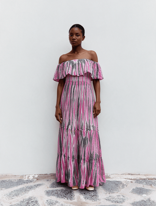 ThaiLine - Importer & Distributor of Artisan Clothing Dress Berry — Luxe