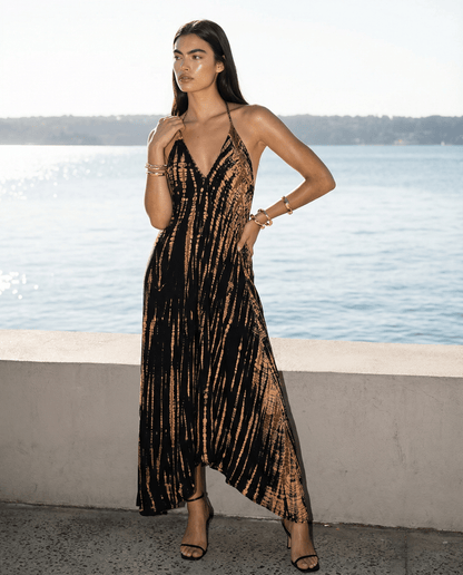 ThaiLine - Importer & Distributor of Artisan Clothing Dress Helena Rust Dress