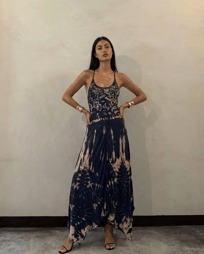 ThaiLine - Importer & Distributor of Artisan Clothing Dress Indigo — Bloom
