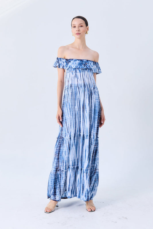 ThaiLine - Importer & Distributor of Artisan Clothing Dress Luxe Flow Maxi Dress