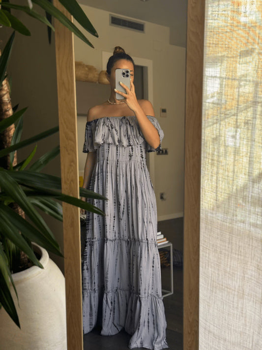 ThaiLine - Importer & Distributor of Artisan Clothing Dress Luxe Stone Maxi Dress