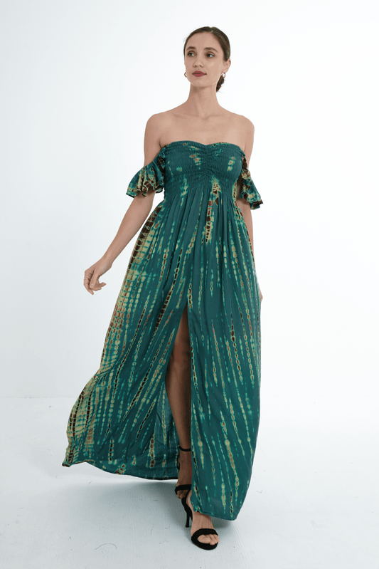 ThaiLine - Importer & Distributor of Artisan Clothing Dress Milly Jade Dress