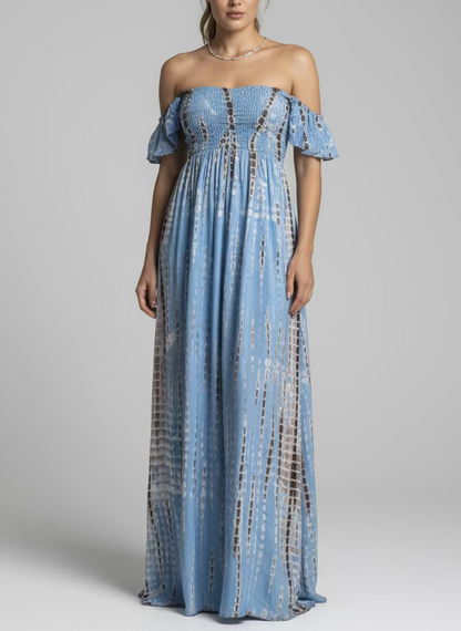 ThaiLine - Importer & Distributor of Artisan Clothing Dress Milly Sky Dress