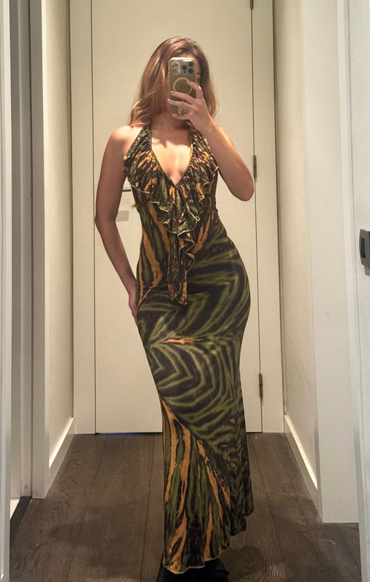ThaiLine - Importer & Distributor of Artisan Clothing Dress Prado moss maxi dress