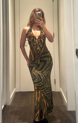 Prado Moss maxi dress