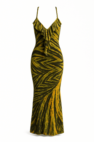 Prado moss maxi dress