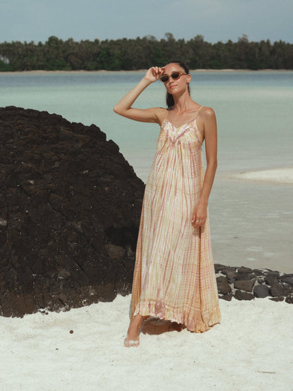 ThaiLine - Importer & Distributor of Artisan Clothing Dress Serene Vanilla Dress
