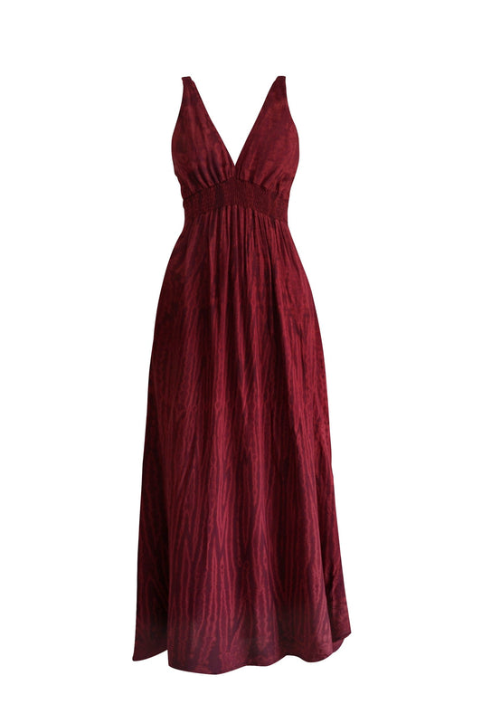 ThaiLine - Importer & Distributor of Artisan Clothing Dress Sienna Scarlet Maxi Dress
