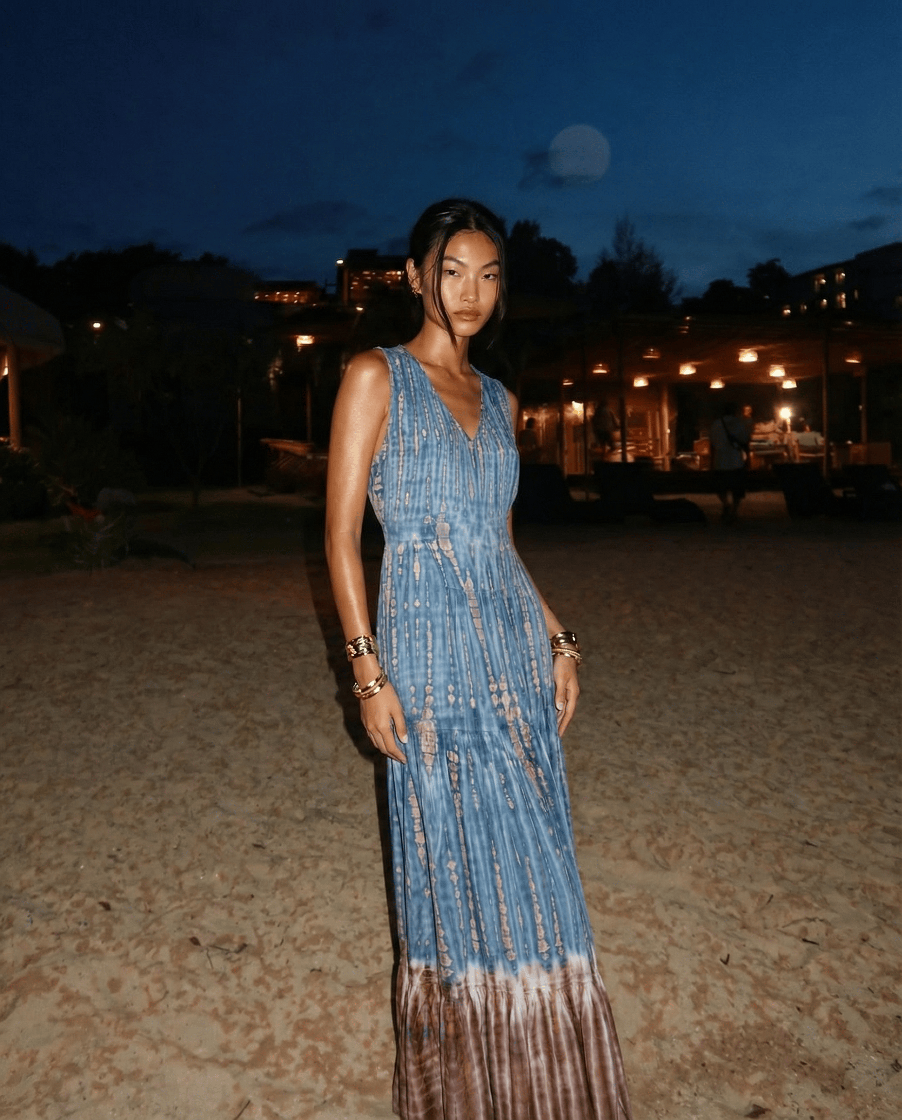 ThaiLine - Importer & Distributor of Artisan Clothing Dress Sky&Sand — Leena