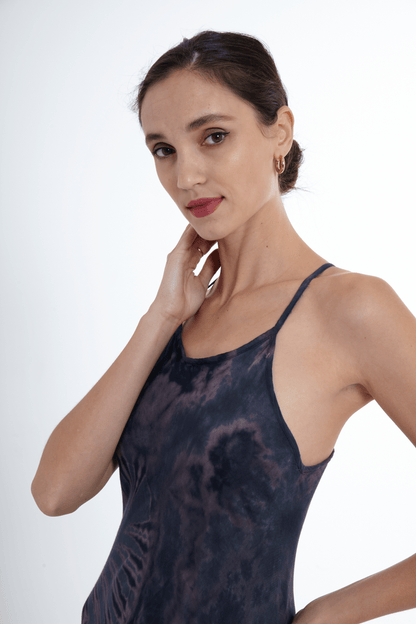 ThaiLine - Importer & Distributor of Artisan Clothing Dress Sunset Indigo Maxi Dress
