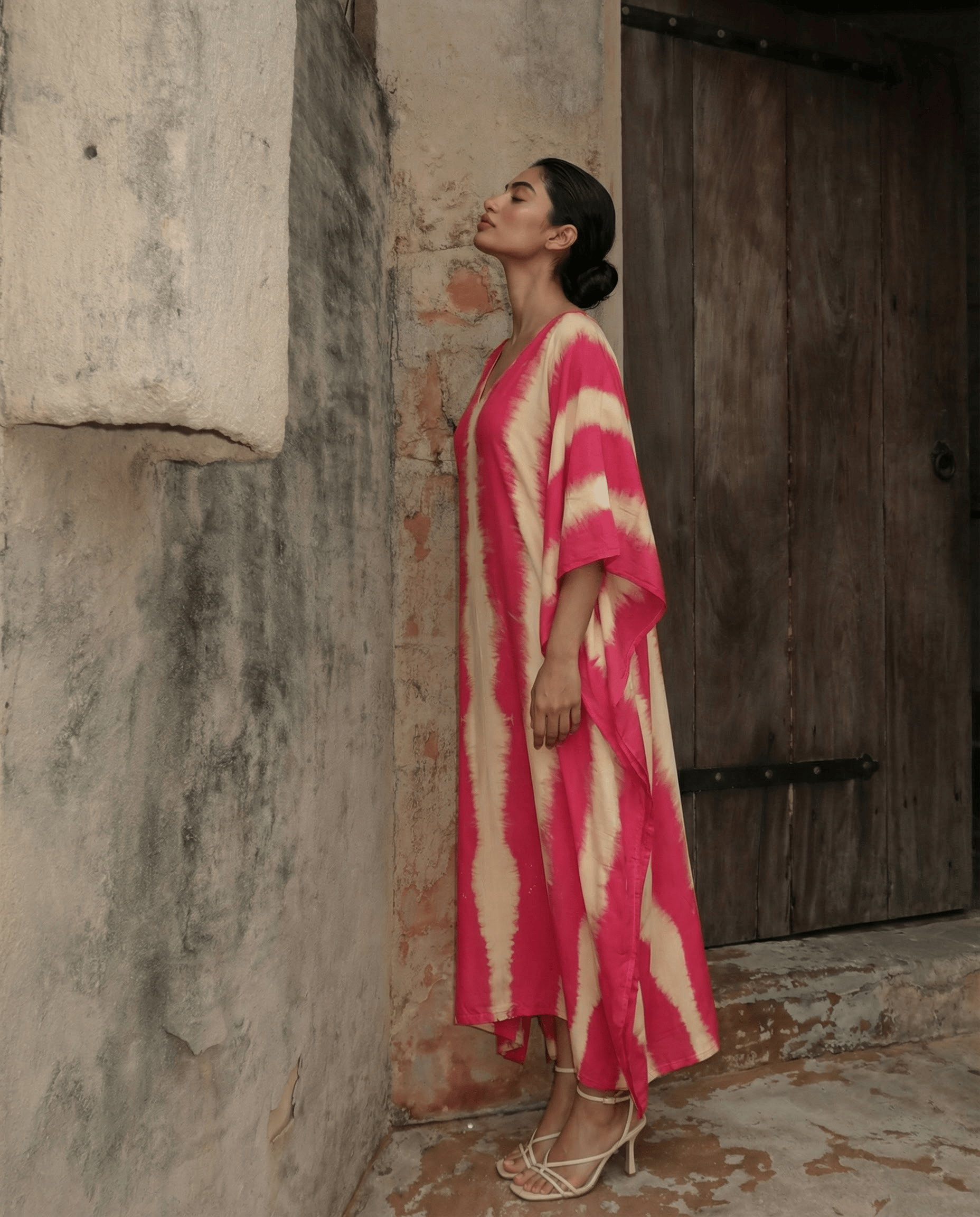 ThaiLine - Importer & Distributor of Artisan Clothing Kaftan Fuscia — Olimpia