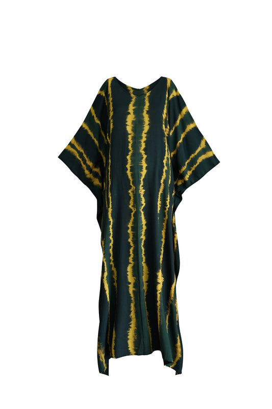 ThaiLine - Importer & Distributor of Artisan Clothing Kaftan Kaftan Olimpia Green