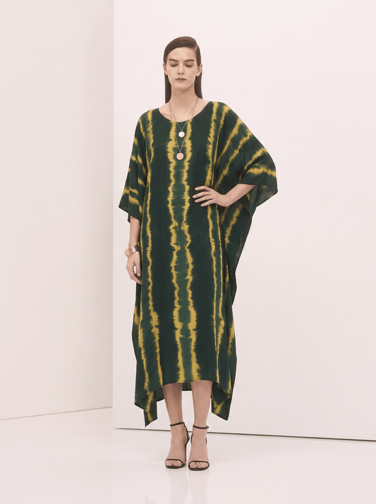 Olimpia Kale kaftan, hand-dyed rayon – Thai Line