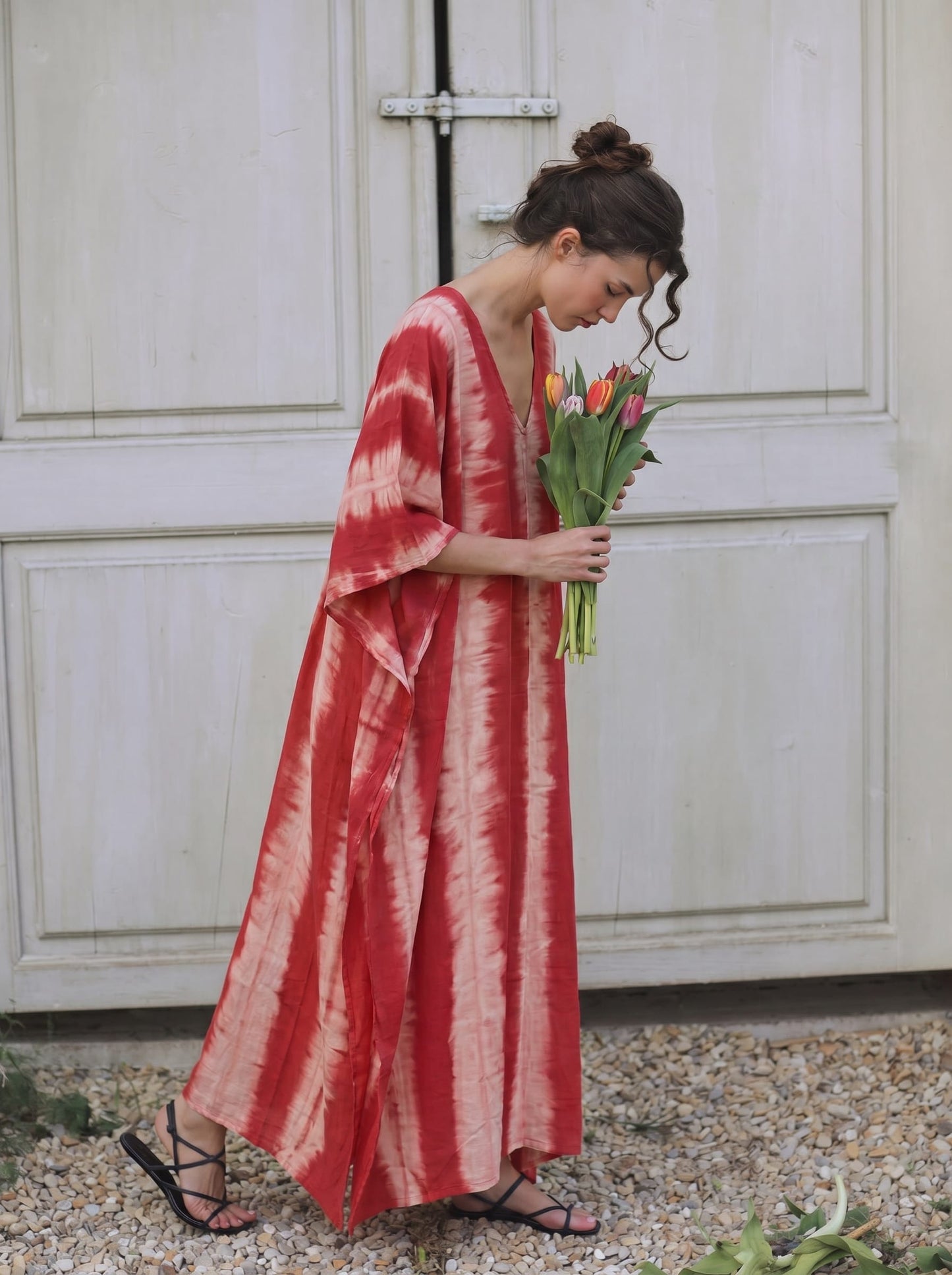 ThaiLine - Importer & Distributor of Artisan Clothing Kaftan Tomato — Olimpia