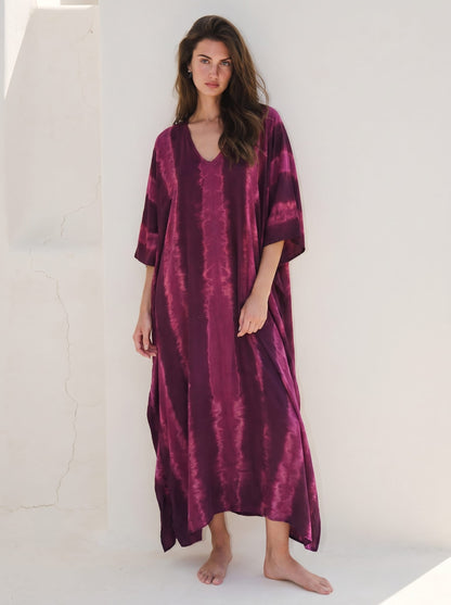 ThaiLine - Importer & Distributor of Artisan Clothing Kaftan Wine — Olimpia