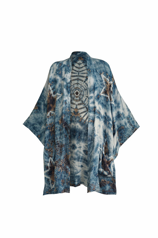 ThaiLine - Importer & Distributor of Artisan Clothing Kimono Midi Kimono Indigo