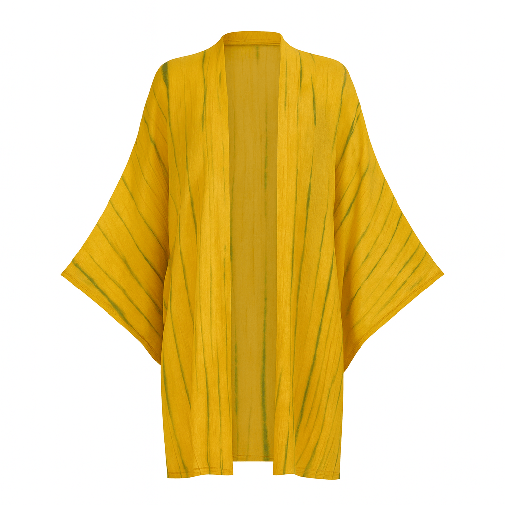 ThaiLine - Importer & Distributor of Artisan Clothing Kimono Midi Kimono Mustard