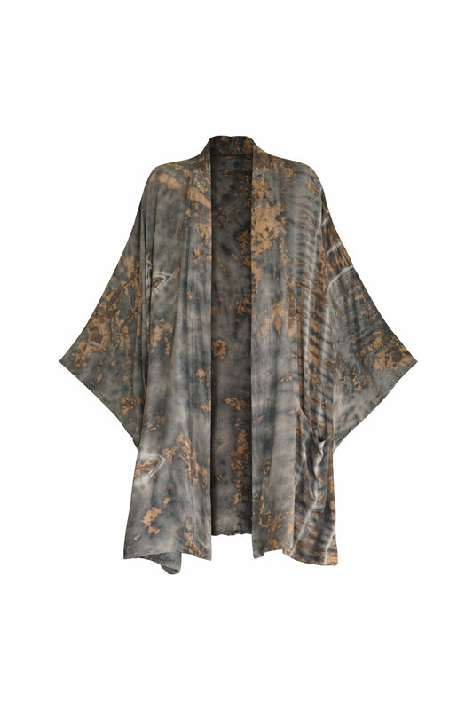 ThaiLine - Importer & Distributor of Artisan Clothing Kimono Midi Kimono Sea Smoke