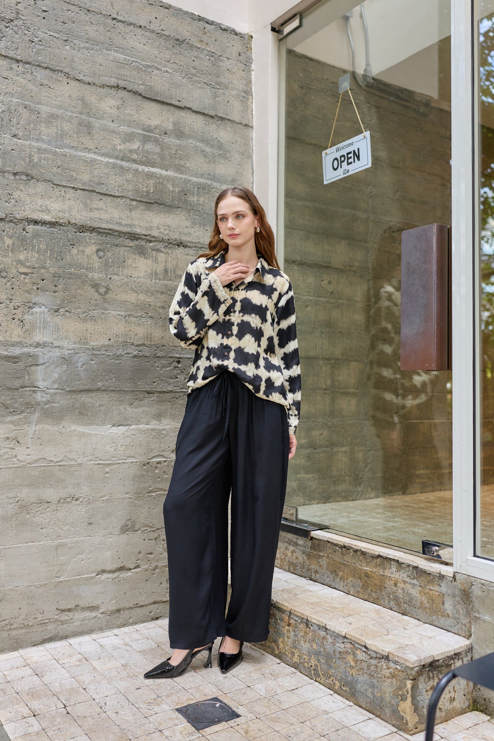 ThaiLine - Importer & Distributor of Artisan Clothing pants Black Basic Pants