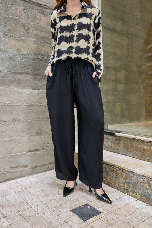 ThaiLine - Importer & Distributor of Artisan Clothing pants Black Basic Pants